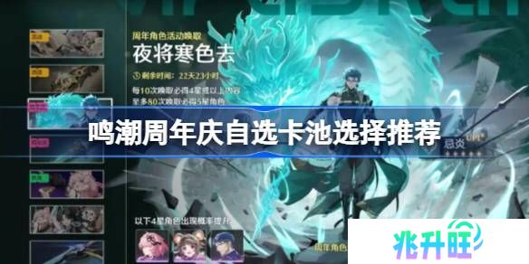 鸣潮周年庆自选卡池选择推荐-鸣潮周年庆自选卡池选哪位共鸣者