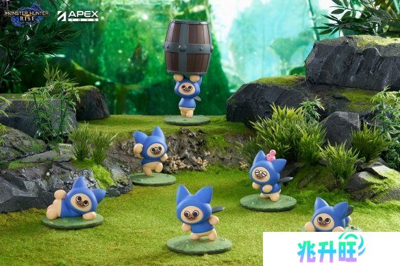 《怪猎崛起》“呆猫”盒蛋手办 六种款式3月24日预售喵！