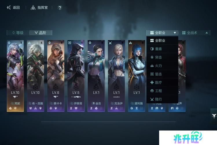 镭明闪击--游戏玩法--队员职业